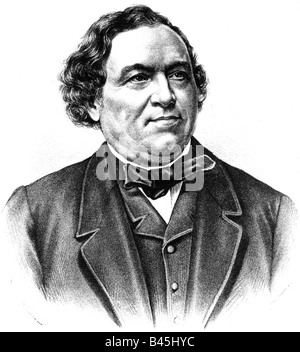 Dumas, Jean-Baptiste, 14.7.1800 - 10.4.1884, französischer Wissenschaftler (Apotheke), Porträt, lithograph, 1892, Stockfoto