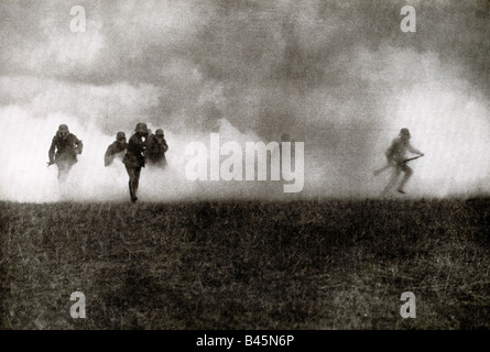 Veranstaltungen, Erster Weltkrieg / erster Weltkrieg, Westfront, deutsche Frühjahrsoffensive 1918, Stockfoto