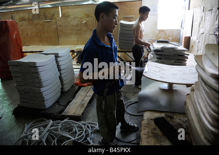 Taiwan Hauptstadt Möbelfabrik in Huizhou Guangdong China. 21 Sep 2008 Stockfoto