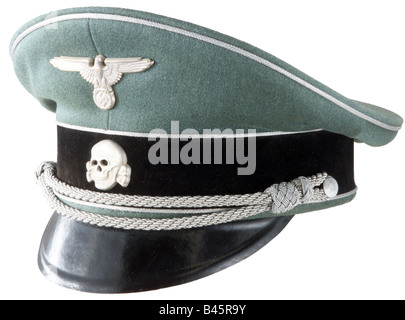 Nationalsozialismus/Nationalsozialismus, Organisationen, Schutzstaffel (SS), Uniform, Mütze für Generäle der Gepanzerten SS, 1940 - 1945, Stockfoto