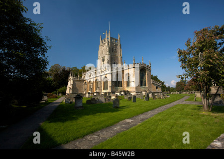 Pfarrkirche St Marys Fairford Gloucestershire England UK Stockfoto