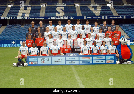 Sport, Fußball, Bundesliga, Mannschaftsfoto, Hamburger SV, Saison 2005 / 2006 Additional-Rights - Clearance-Info - Not-Available Stockfoto