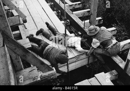 Nationalsozialismus / Nationalsozialismus, Architektur, Autobahnbau, Bau-Mangfall-Brücke, Oberbayern, 1934 - 1935, Stockfoto