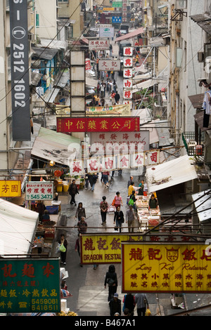 China, Hong-Kong Central, Einkaufsstraße Stockfoto