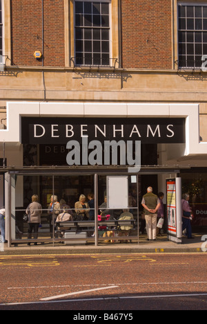Kaufhaus Debenhams in Norwich, Norfolk, Großbritannien Stockfoto