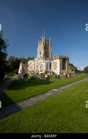 Pfarrkirche St Marys Fairford Gloucestershire England UK Stockfoto