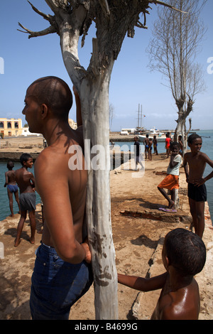 Ein Ozeanbecken, Massawa, Eritrea Stockfoto