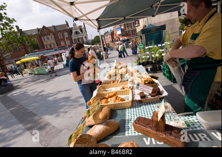 Bauernmarkt W3 London Vereinigtes Königreich Stockfoto