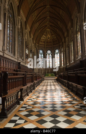 Innenraum der St. Johns College Kapelle Cambridge Cambs GB UK Stockfoto