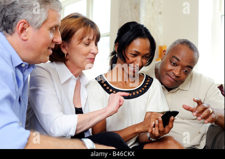 Mittelalter-Freunde Stockfoto