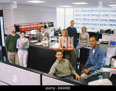 Geschäftsleute im Büro Stockfoto