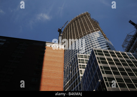 Goldman Sachs Hauptsitz im Bau in Battery Park City, 21. September 2008. Stockfoto