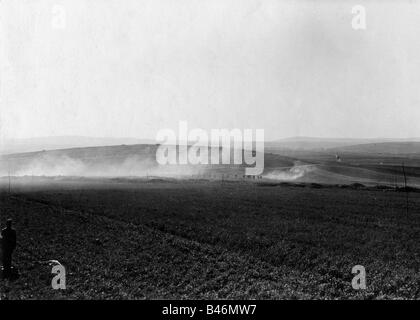 Ereignisse, Erster Weltkrieg/erster Weltkrieg, Westfront, vorrückende deutsche Sturmtruppen, Frankreich, 1918, Stockfoto