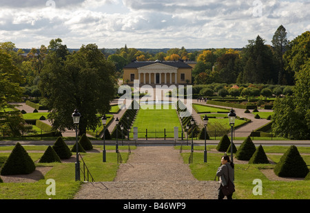 Schlossgarten (Uppsala, Schweden) Stockfoto