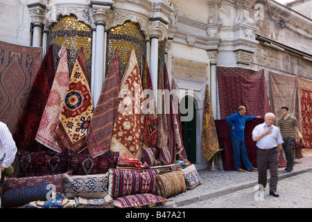 Türkei Istanbul Teppichgeschäft Grand Bazaar Stockfoto