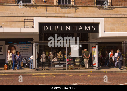 Kaufhaus Debenhams in Norwich, Norfolk, Großbritannien Stockfoto