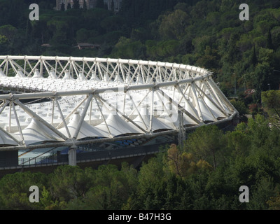 Luftaufnahme des Olympiastadion Rom Stockfoto