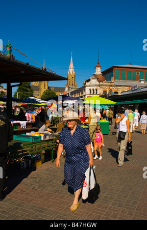 Outdoor-Markt in Liepaja Lettland Europa Stockfoto
