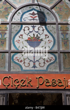 Cicek Pasaji Blume Passage Beyoglu Istanbul Türkei Stockfoto