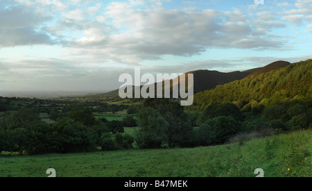 Ein Blick auf die Shropshire Hügel Stockfoto