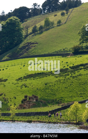 Glencorse Reservoir in den Pentland Hills, Edinburgh, Schottland Stockfoto