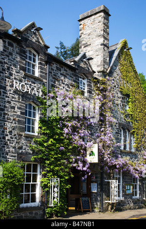 Royal Oak Hotel Betws y Coed Snowdonia Wales Stockfoto