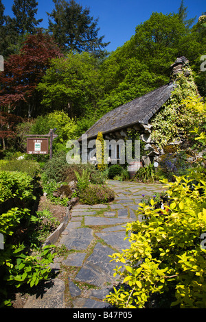 Hässliches Haus in der Nähe von Capel Curig Snowdonia Wales Stockfoto