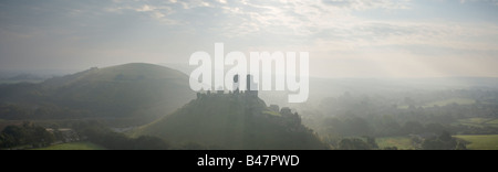 Corfe Castle-Dorset-England Stockfoto