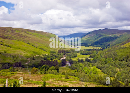 Blick in Richtung Ullapool und Loch Broom Wester Ross, Highlands Schottland Vereinigtes Königreich Großbritannien UK 2008 Stockfoto