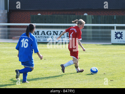 Frauenfußball auf Club-Ebene, Leamington Spa, England, UK Stockfoto