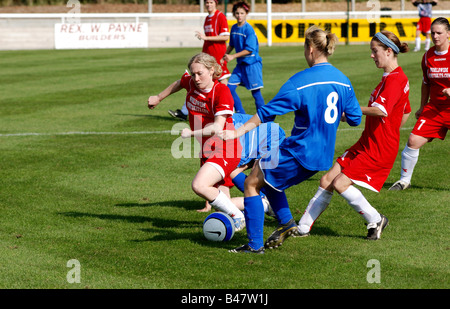 Frauenfußball auf Club-Ebene, Leamington Spa, England, UK Stockfoto