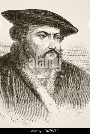 Hans Holbein der Jüngere, um 1497 - 1543. Deutscher Künstler. Hofkünstler von Heinrich VIII. Von England. Stockfoto