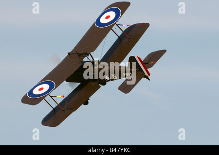 Shuttleworth (Sammlung) Air Show 2008 WW1 Kämpfer Royal Aircraft Factory S.E.5a Stockfoto