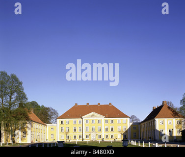 Architektur, Burgen, Deutschland, Schleswig-Holstein, Burg, Anwesen "Gut Wotersen" äußere Ansicht, Europa, Geographie / Reisen, Stockfoto