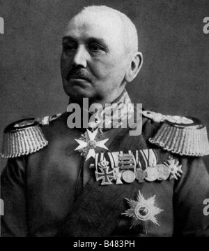 Kluck, Alexander von, 20.5.1846 - 19.10.1934, Deutscher General, Kommandierender General der 1. Armee 2.8.1914 - 28.3.1915, Porträt, ca. 1914, Stockfoto