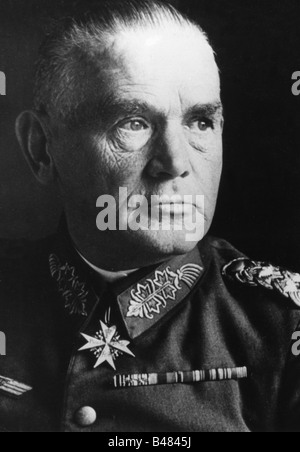 Blomberg, Werner von, 2.9.1878 - 14.3.1946 Deutscher General, Kriegsminister 30.1.1933 - 27.1.1938, Porträt, 1930er Jahre, Stockfoto