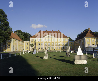 Architektur, Burgen, Deutschland, Schleswig-Holstein, Burg, Anwesen "Gut Wotersen" äußere Ansicht, Europa, Geographie / Reisen, Stockfoto