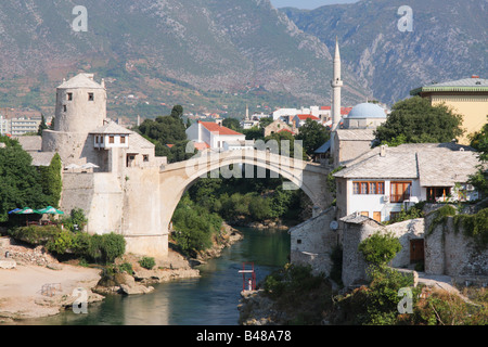 Die alte Brücke in Mostar, Bosnien und Herzegowina Stockfoto