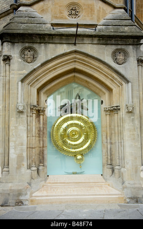 die neue Grasshopper oder Corpus Christi Clock, Kings Parade, Cambridge UK Stockfoto