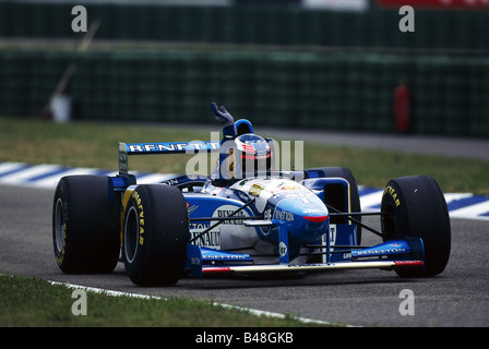 Schumacher, Michael, * 3.1.1969, deutscher Sportler (Automobilrennfahrer), Formel-1-Rennen, großer Preis von Hockenheim, Deutschland, 1995, Stockfoto