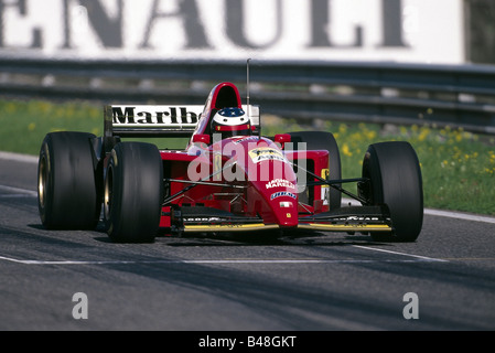 Schumacher, Michael, * 3.1.1969, deutscher Sportler (Automobilrennfahrer), Testlauf, Estoril, Portugal, 21. - 23.11.1995, Stockfoto