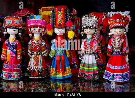 Souvenir, Nationalität, Lijiang, Yunnan, China, Asien. Stockfoto