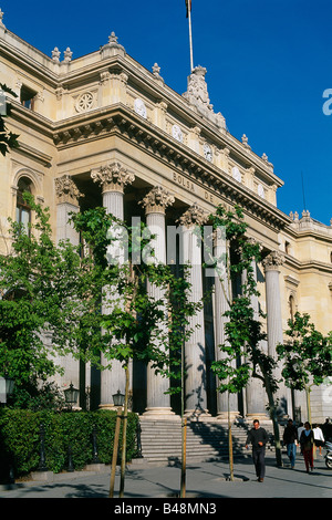 Spanien - Madrid - Paseo del Prado - Bolsa de Comercio - Bolsa De Madrid - Börse Stockfoto