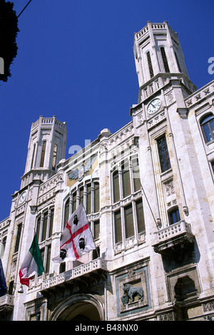 Italien, Sardinien, Cagliari, Rathaus Stockfoto