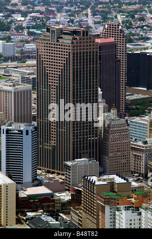 Luftaufnahmen über Capital One Tower New Orleans, Louisiana Stockfoto