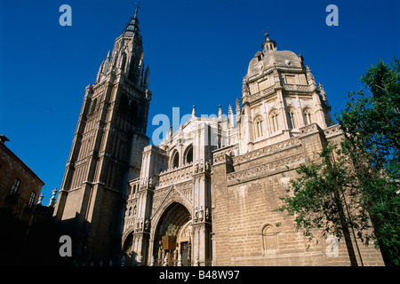 Spanien - Madrid-Nachbarschaft - Toledo - Kathedrale der Heiligen Maria von Toledo - Primas Kathedrale von Toledo Stockfoto
