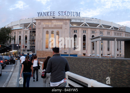 Das neue unvollendete Yankee Stadium im Stadtteil New York The Bronx Richard B Levine Stockfoto