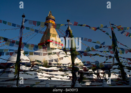 Boudhanath Stupa, Bouddha, Nepal, Asien Stockfoto