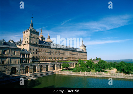 Spanien - Madrid-Nachbarschaft - San Lorenzo del Escorial - Kloster und Garten
