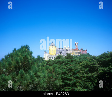 Pena-Palast in Sintra bei Lissabon in Portugal Stockfoto